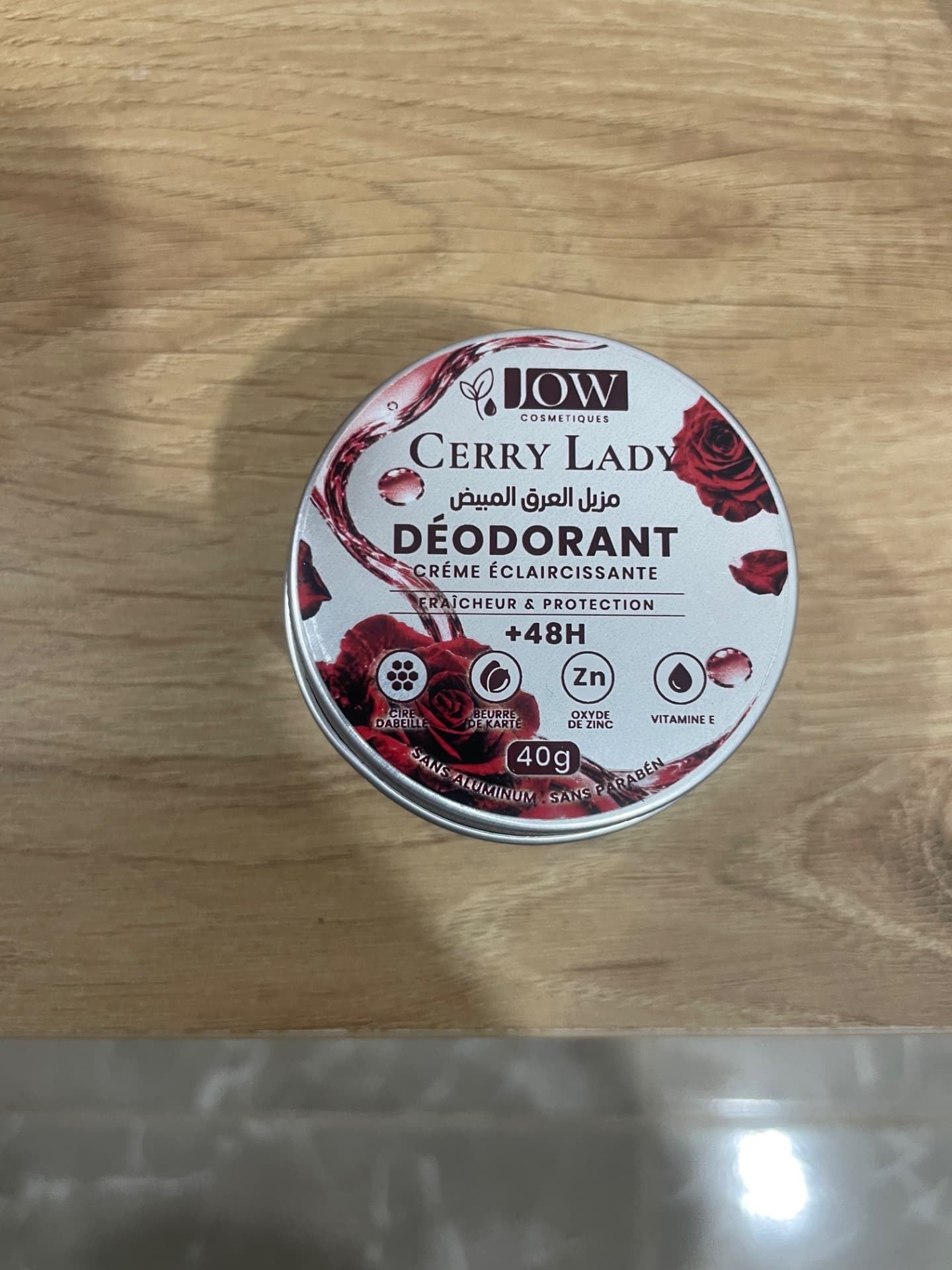 كريم مزيل العرق ومبيض Cherry Ladyللنساء